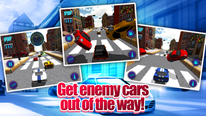 Screenshot #2 pour Cartoon Car 3D Real Extreme Traffic Racing Rivals Simulator Game