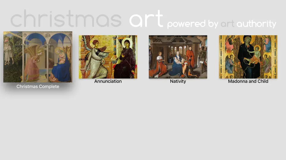 Скриншот Christmas Art Powered By Art Authority на iPhone 1