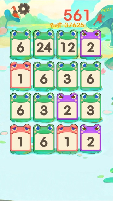 Frog Threes screenshot 3