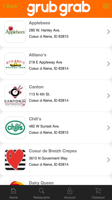 Screenshot #2 pour GrubGrab Restaurant Delivery Service