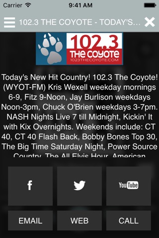 102.3 The Coyote screenshot 3