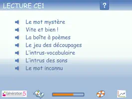 Game screenshot Lecture CE1 Lite mod apk