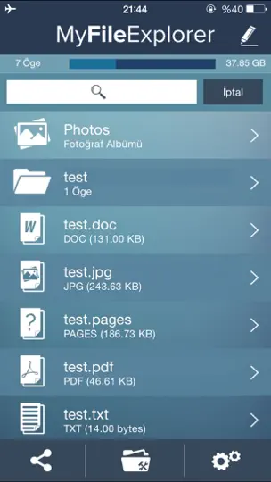 My File Explorer iPhone Ekran Görüntüsü 1