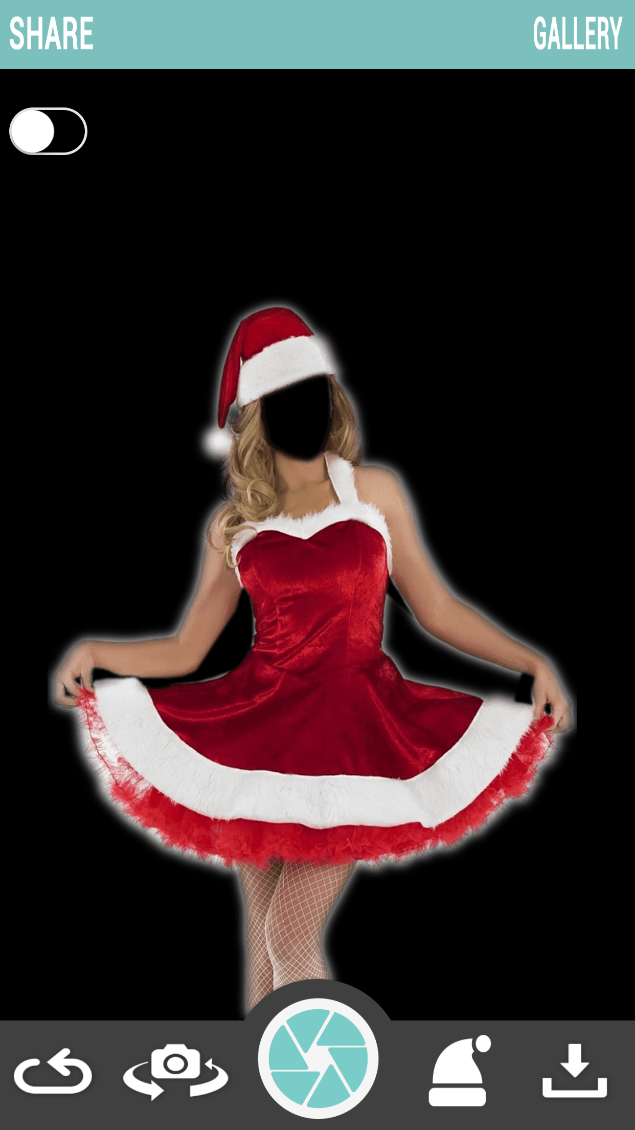 Woman Christmas Photo Montage screenshot 4