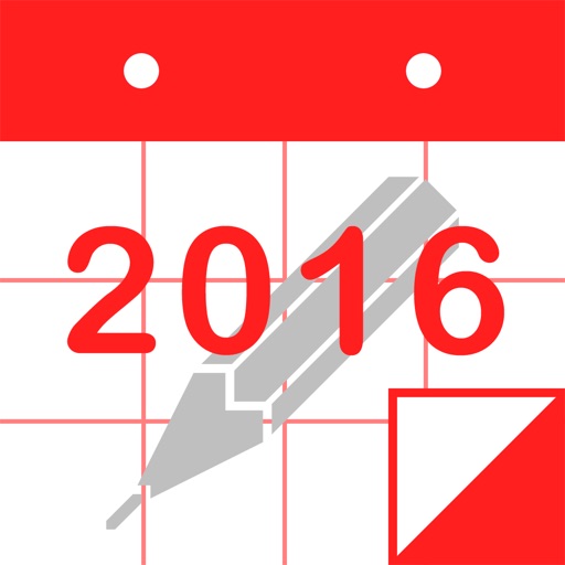 PolyCalendar 2016 - Schedule and Handwriting - Icon