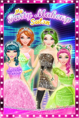 My Party Makeup Salon - Celebrity Face Makeover & Summer Fashion Dress Up for Beach Dance Party screenshot 4