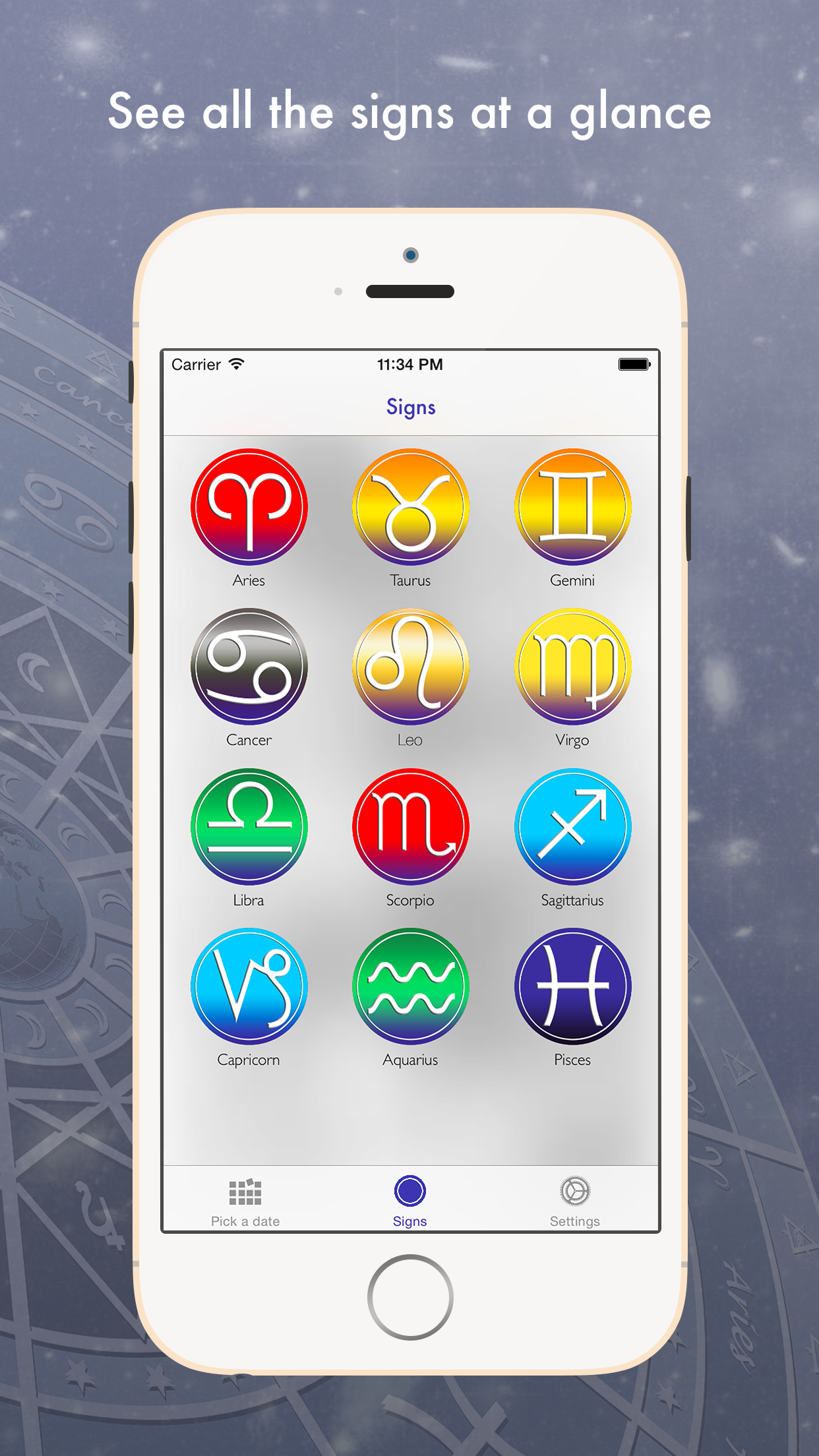 Zodiac Signs! screenshot 3