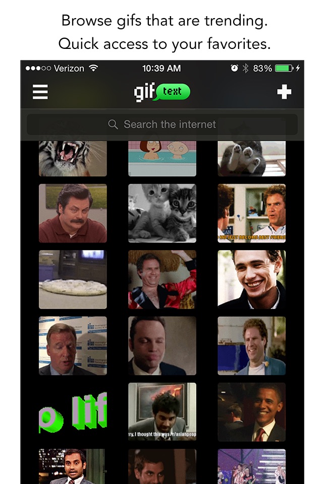 gif text : animated sms messaging and memes screenshot 3