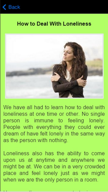 Dealing With Loneliness