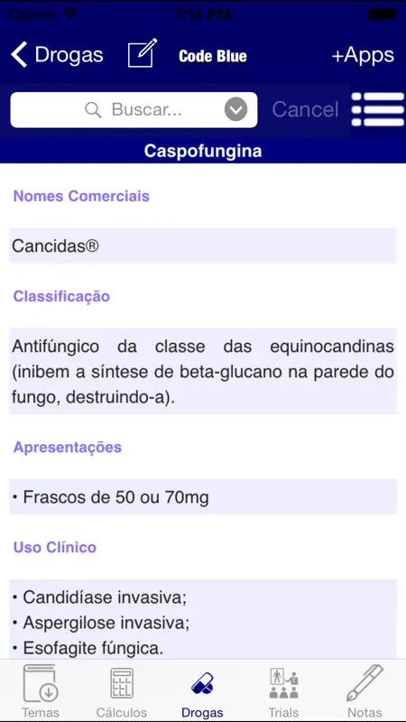 Guia de CTI - Code Blue - Medicina Intensiva, emergência, terapia intensiva, cuidado intensivo, cti, uti, emergencia screenshot 4 of 5