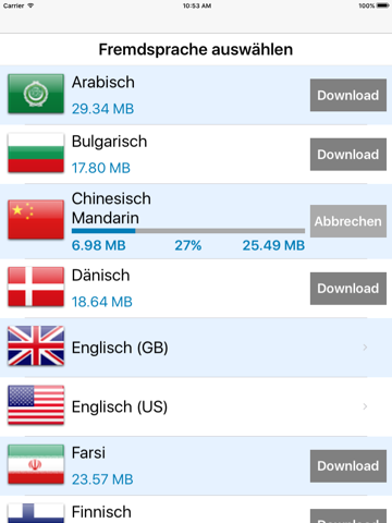 Screenshot #4 pour LEXI24 Sprachtrainer. Englisch, Französisch, Spanisch, Italienisch und weitere Sprachen