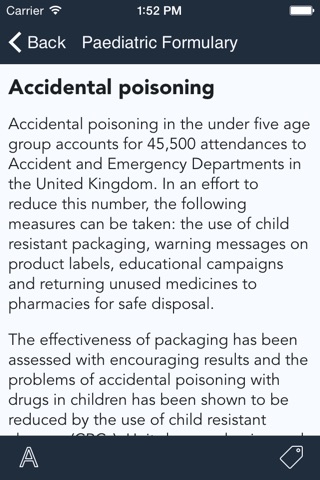 Paediatric Formulary screenshot 4