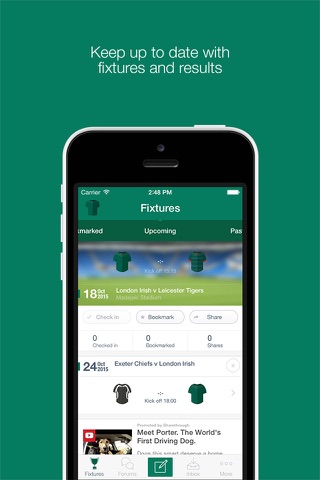 Fan App for London Irish - náhled