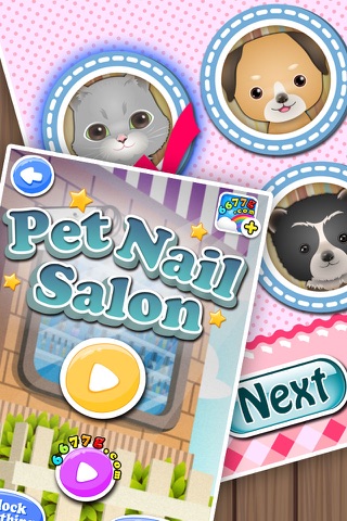 Pets Nail Salon - kids games screenshot 2