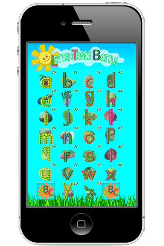 Letter Trace Battle - Lite (Free) screenshot 2