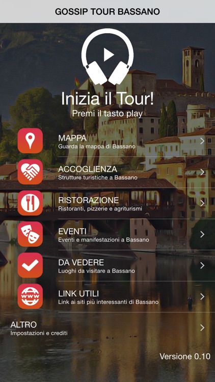 Gossip Tour Bassano del Grappa - La città di Bassano si racconta in un audiofilm. Vivi un’avventura emozionante!