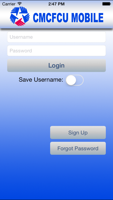 Screenshot #1 pour Children's Med Ctr FCU Mobile