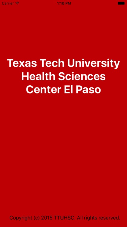 TTUHSC El Paso IT Mobile App