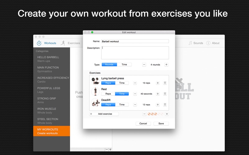 App screenshot