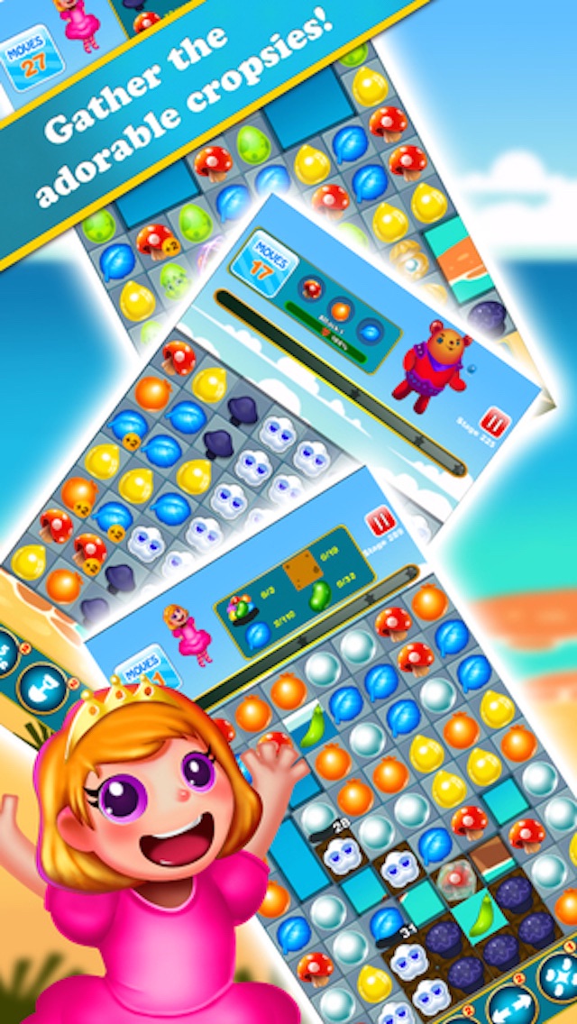Screenshot #3 pour Magic Fruit Mania - 3 match puzzle crush game
