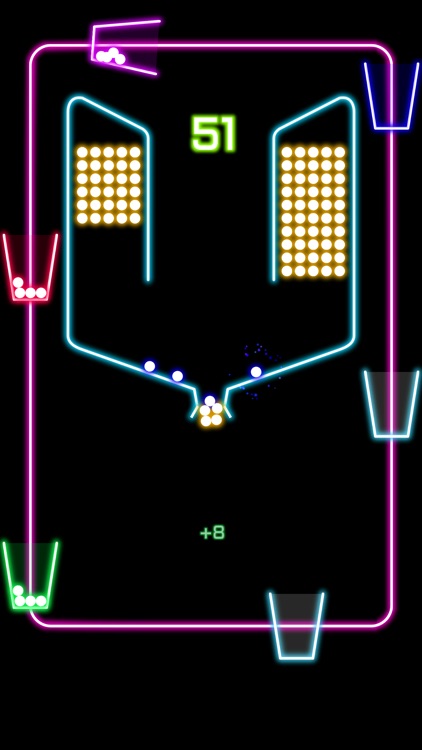 Rock Balls pour down into glowing cups with rock rhythm screenshot-3