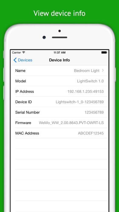 Screenshot #3 pour Control+ Quickly control your Belkin WeMo devices for Apple Watch