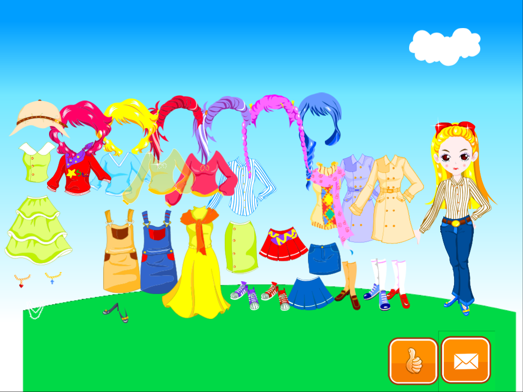 Colorful Doll DressUp