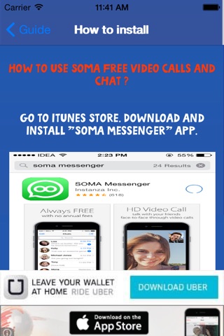 Guide for SOMA Messenger screenshot 2