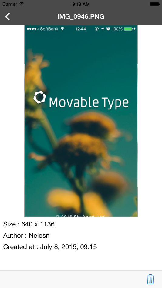 #5. Movable Type (iOS) By: Six Apart KK
