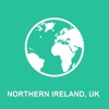Northern Ireland, UK Offline Map : For Travel