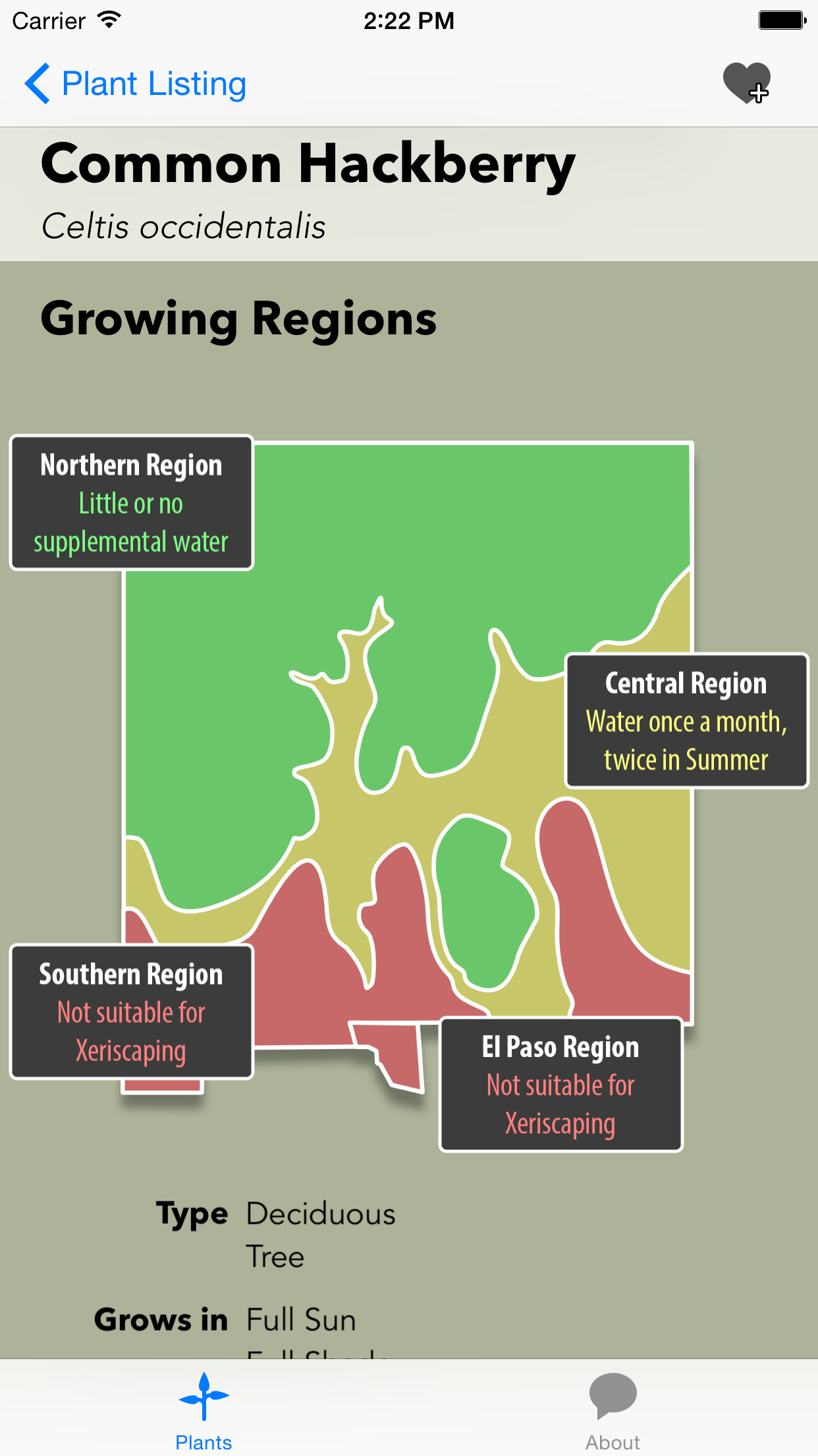 Southwest Plant Selector