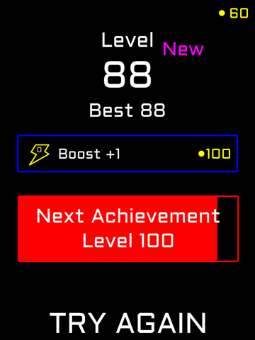 Dac Jump smoothly in a simple dark and blue world deluxe iPad screenshot