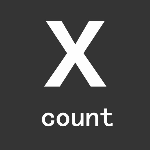 X Count iOS App