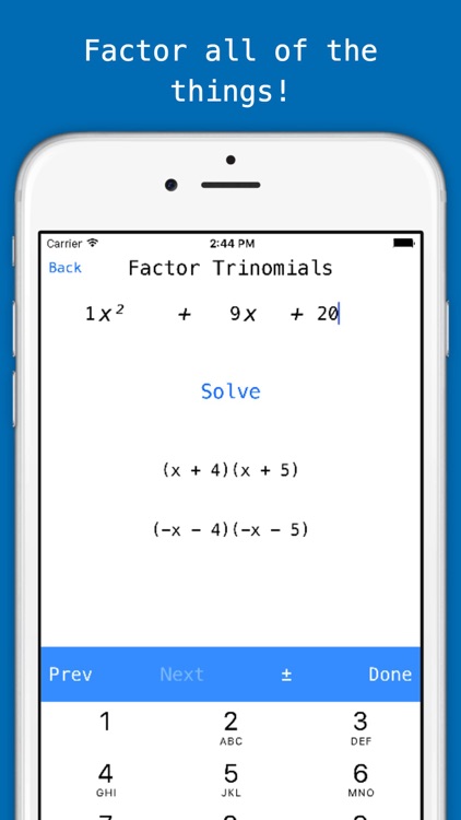 Math Buddy - Algebra and Geometry HW Helper