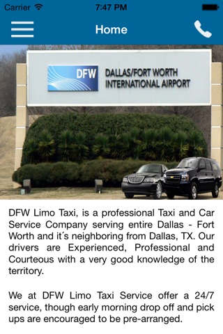 DFW Limo Taxi screenshot 2