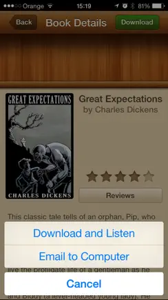 Free Audiobooks Pro- 4,727 audiobooks to go. iPhone image 3