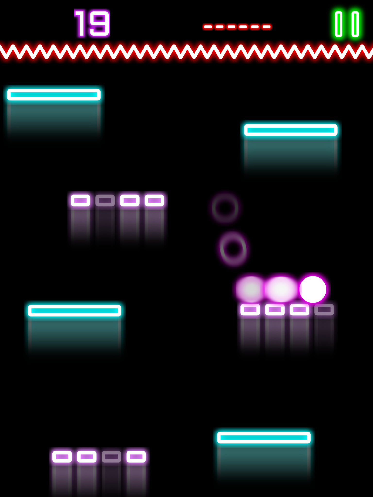 Rock Hero Drop in glowing light shaft scrolling at speed screenshot 7