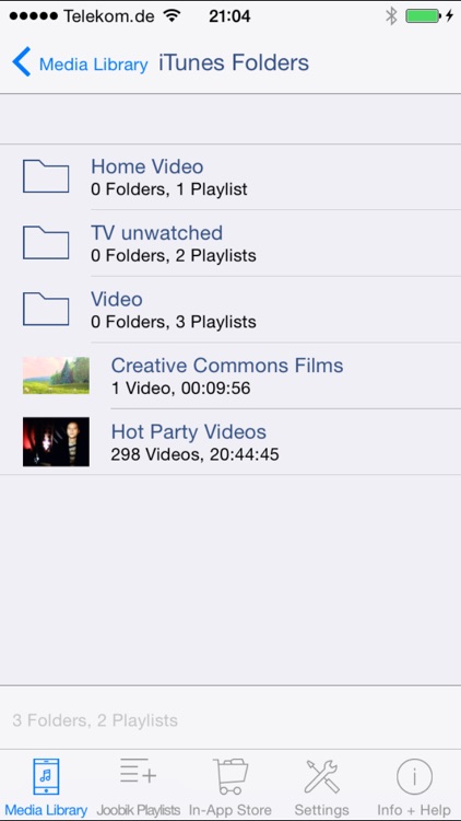 Joobik Player - iTunes Video Playlists on iPhone and iPad
