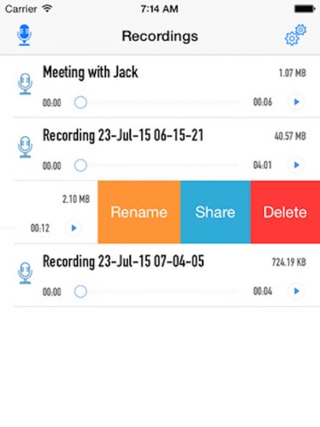 Screenshot #6 pour Voice Recorder for Free Audio Recording, Playback and Sharing