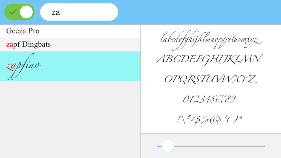 #1. Font Viewer Spark (iOS) 来自: 桂浪 胡