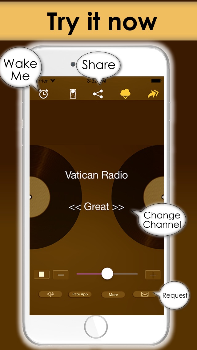 Screenshot #2 pour Musique chrétienne, la musique Gospel et parler du Vatican à partir de stations de radio Internet en ligne