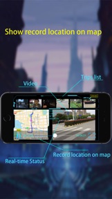 Monect Car Camcorder - with location tracker and smart record library screenshot
