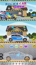 Police Car Wash Salon Cleaning & Washing Simulator Captura de tela 2