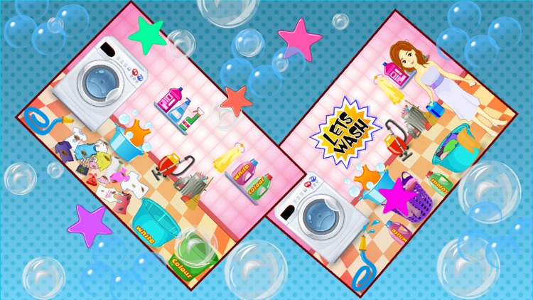 Kids Laundry & Cloth Ironing – Learn to cleanup dirty dresses & clothes in this washing game