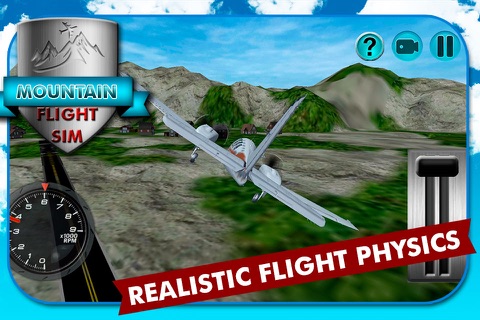 Mountain Flight Simulator 3D screenshot 4