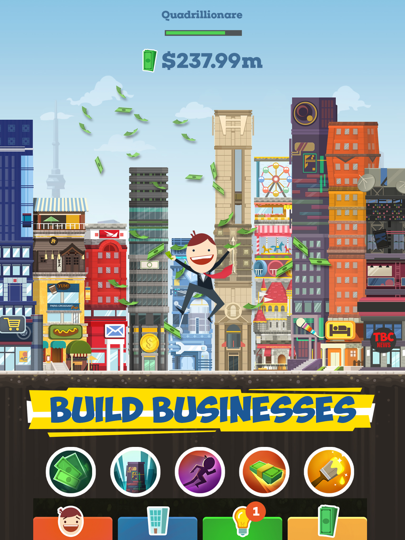 Tap Tycoon-Country vs Country