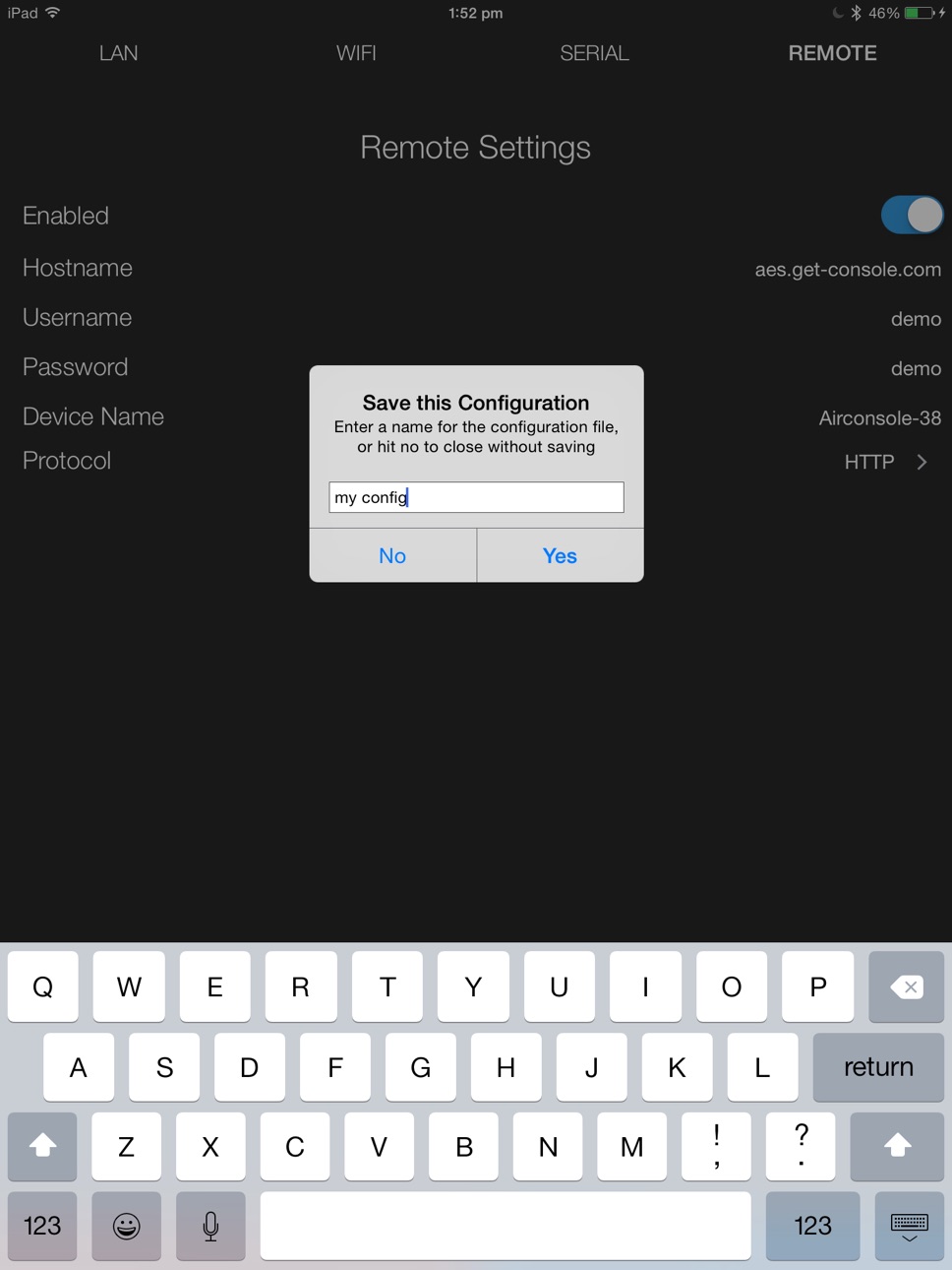 iPad screenshot