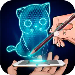 How to Draw Hologram Joke app icon