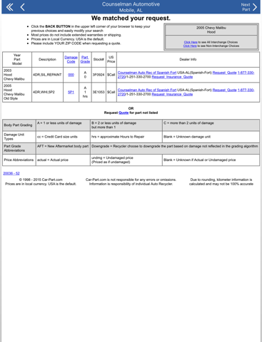 Screenshot #6 pour Counselman Automotive Recycling