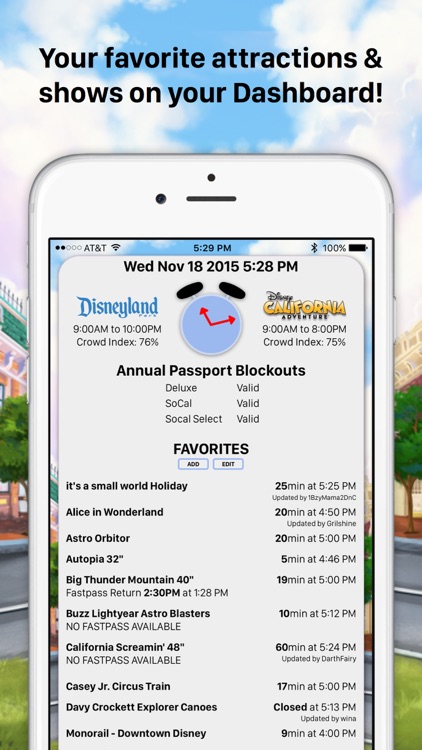 MouseWait for Disneyland Wait Times FREE
